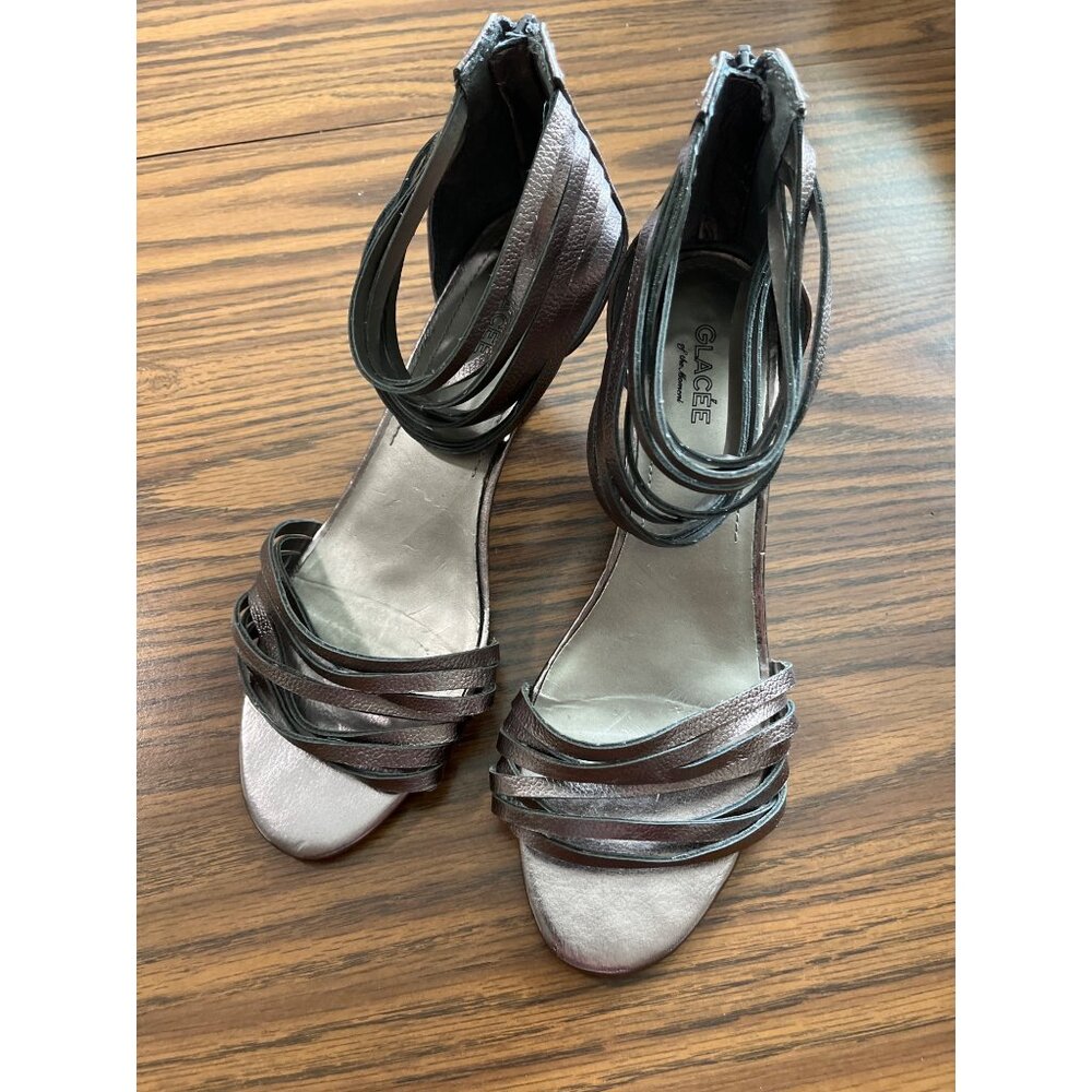 Glacee of the Moment Cardea ankle strap heeled sandals size 9.5